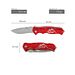 OUTDOOR Folding Knife 2-IN-1 Two-handed stainless steel